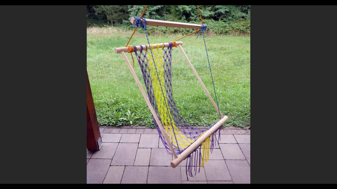 Paracord hanging chair