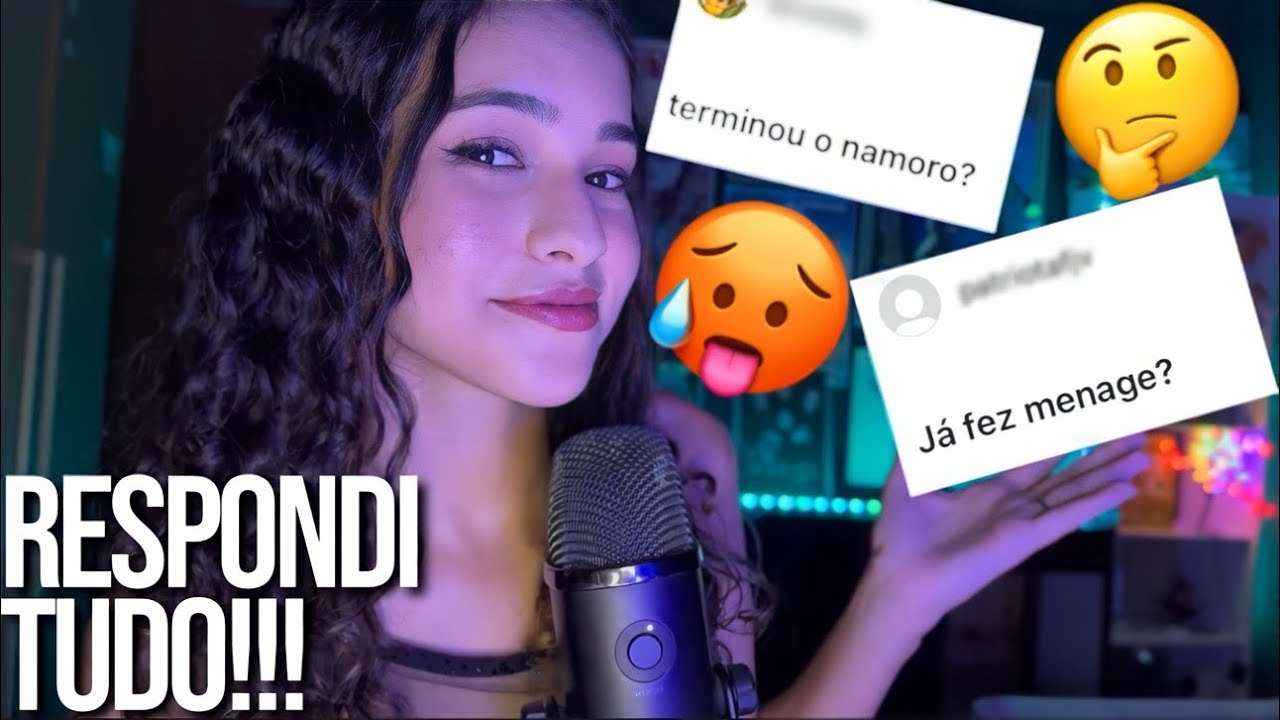 ASMR | RESPONDENDO PERGUNTAS E CONTANDO HISTÓRIAS 🗣️