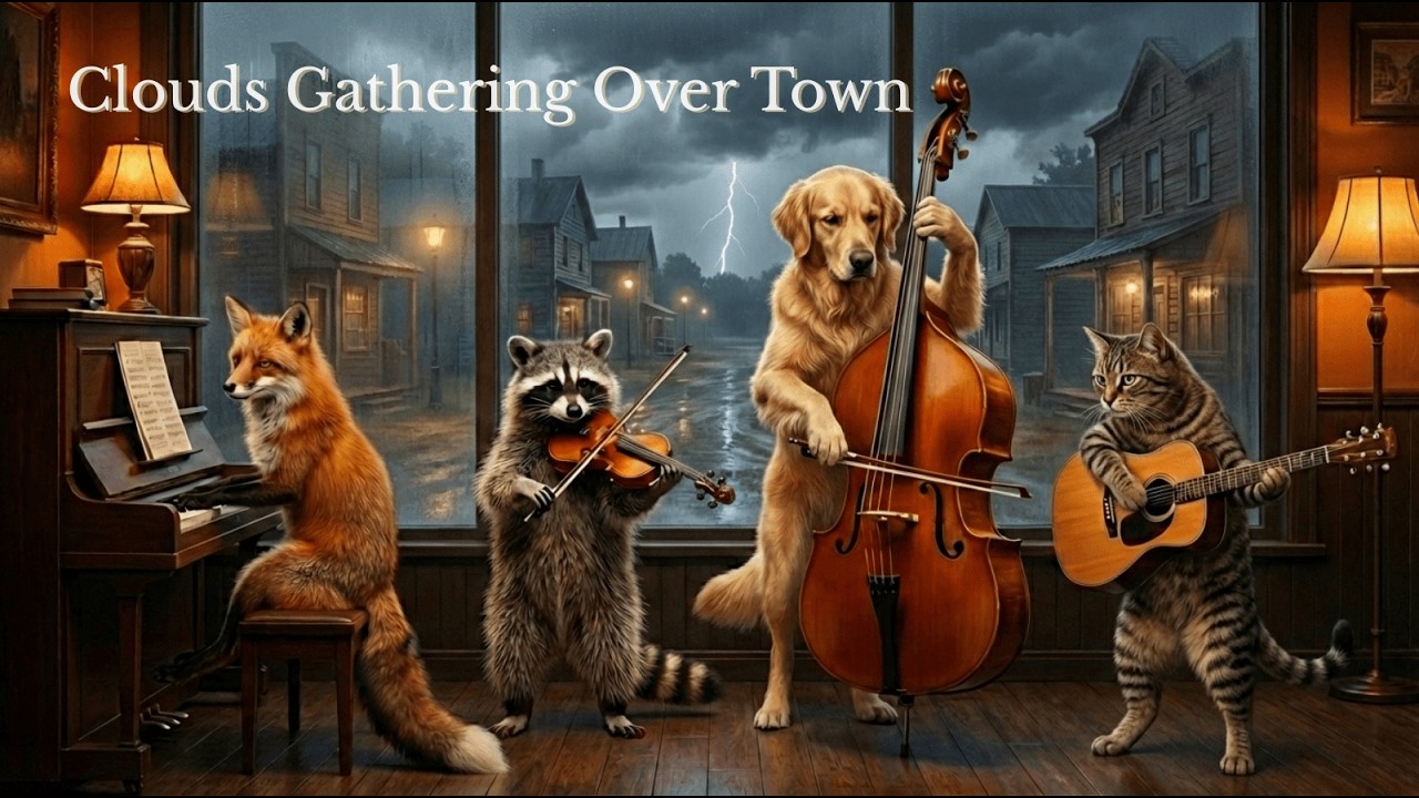 癒し系BGM「Clouds Gathering Over Town」Chillhop Cafe Music | Moody & Focus