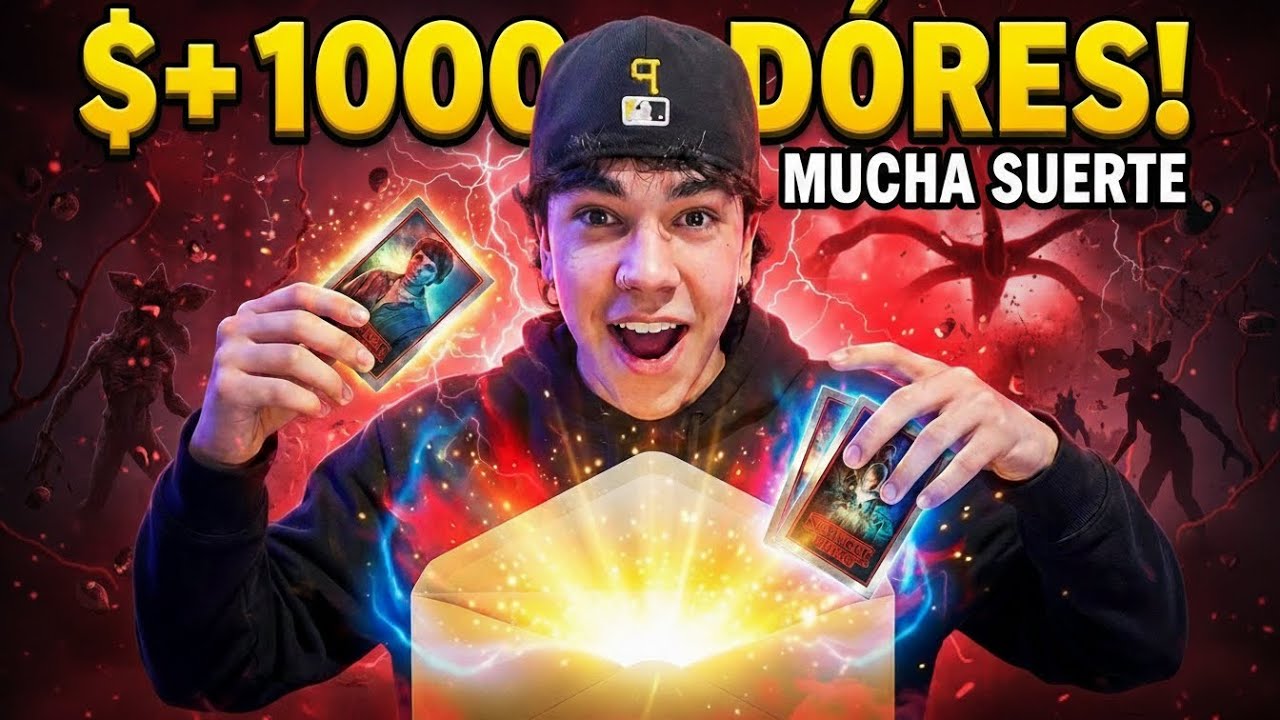 SPREEN ABRE CARTAS DE STRANGER THINGS DE $1000… ¡NO ESTABA PREPARADO! 😱💸
