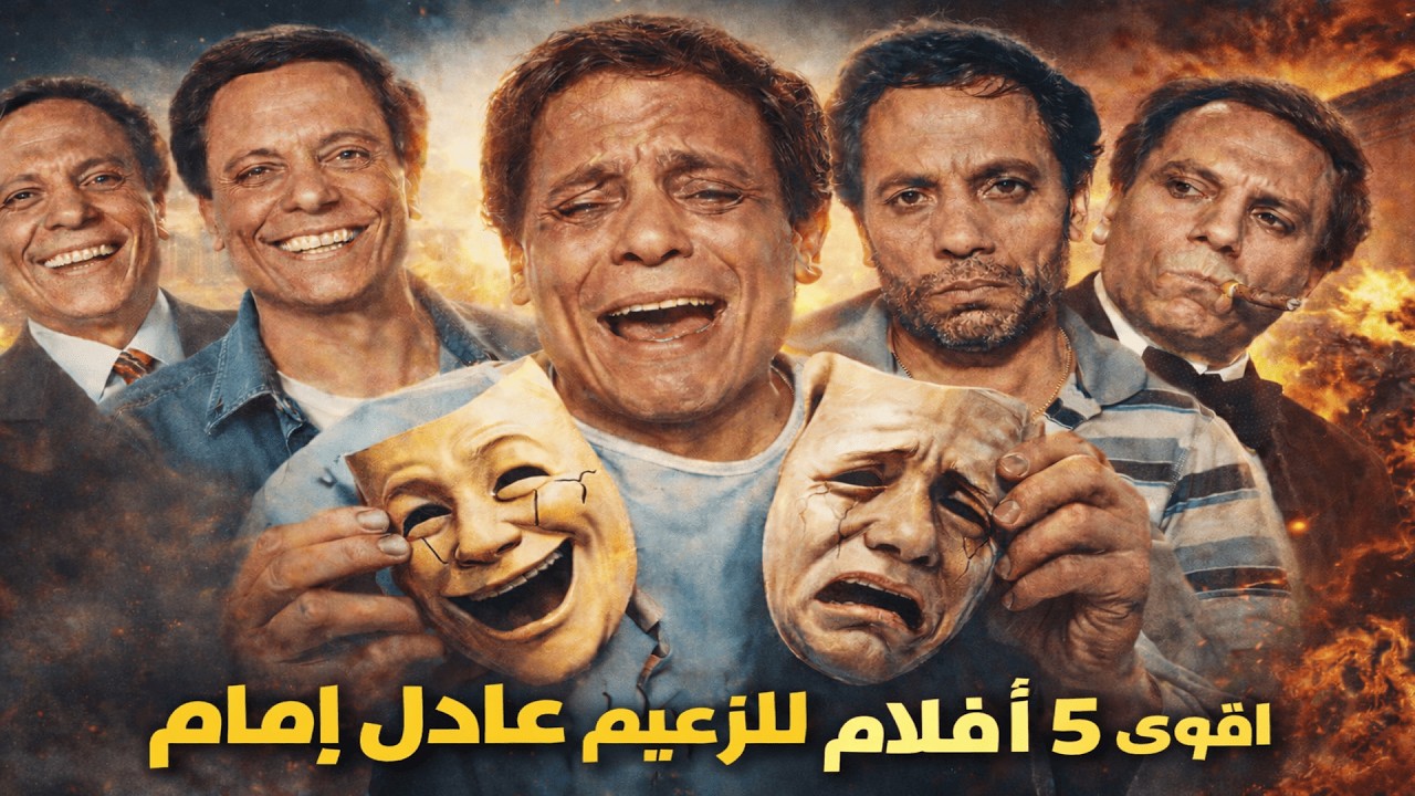 أقوى 5 أفلام للزعيم عادل إمام… الضحك اللي وراه وجع كبير! 😱🔥