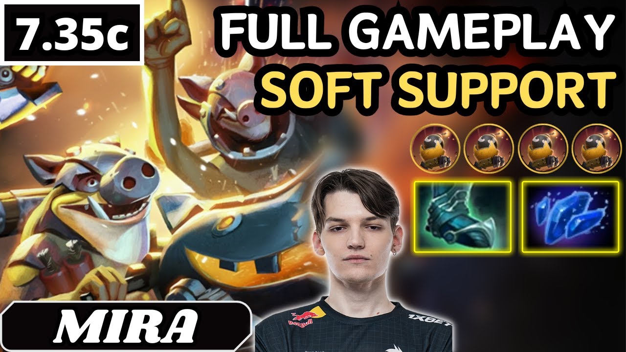 7.35c - Mira TECHIES Soft Support Gameplay - Dota 2 Full Match Gameplay