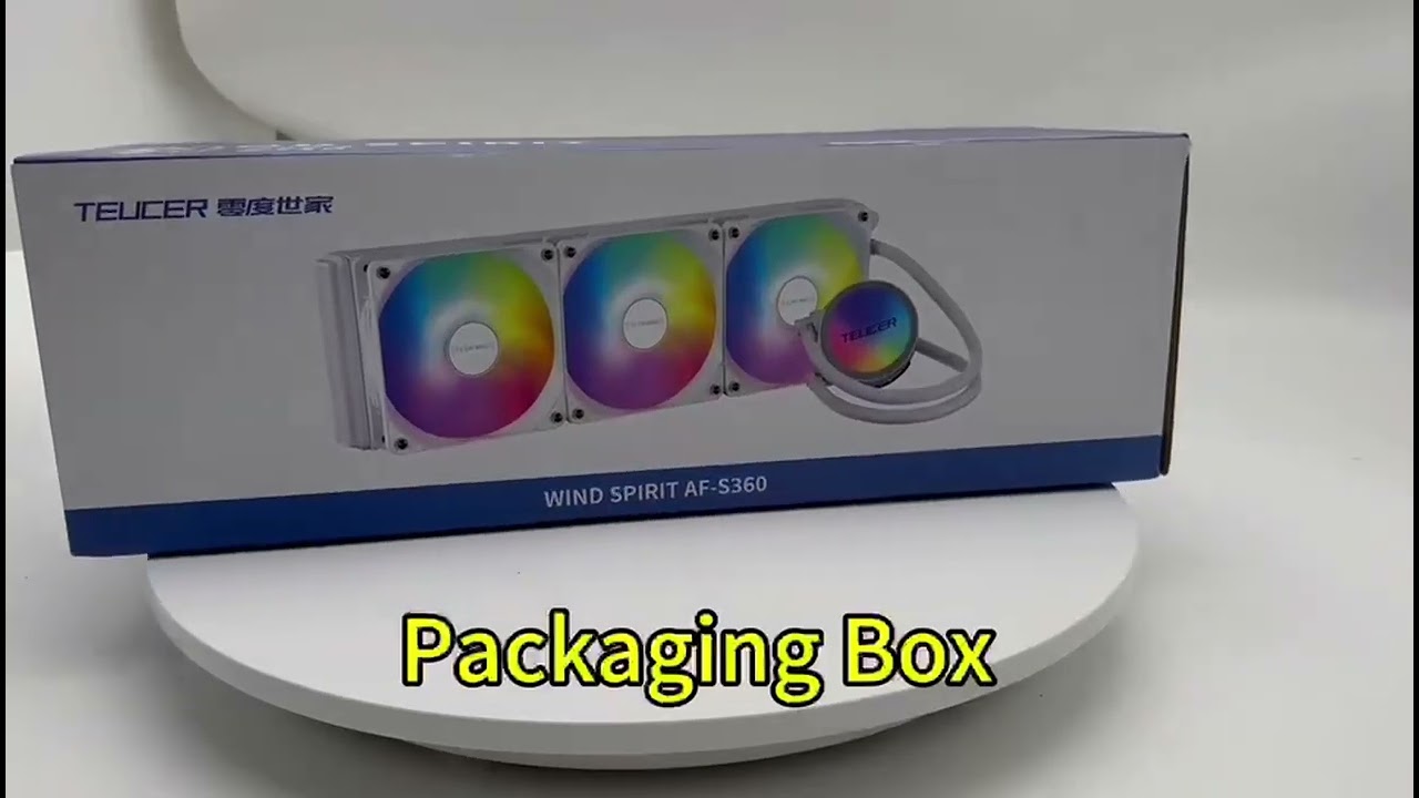 TEUCER NA-360/AF-S360 Water Cooling Radiator Cooling Head Installation Demonstration