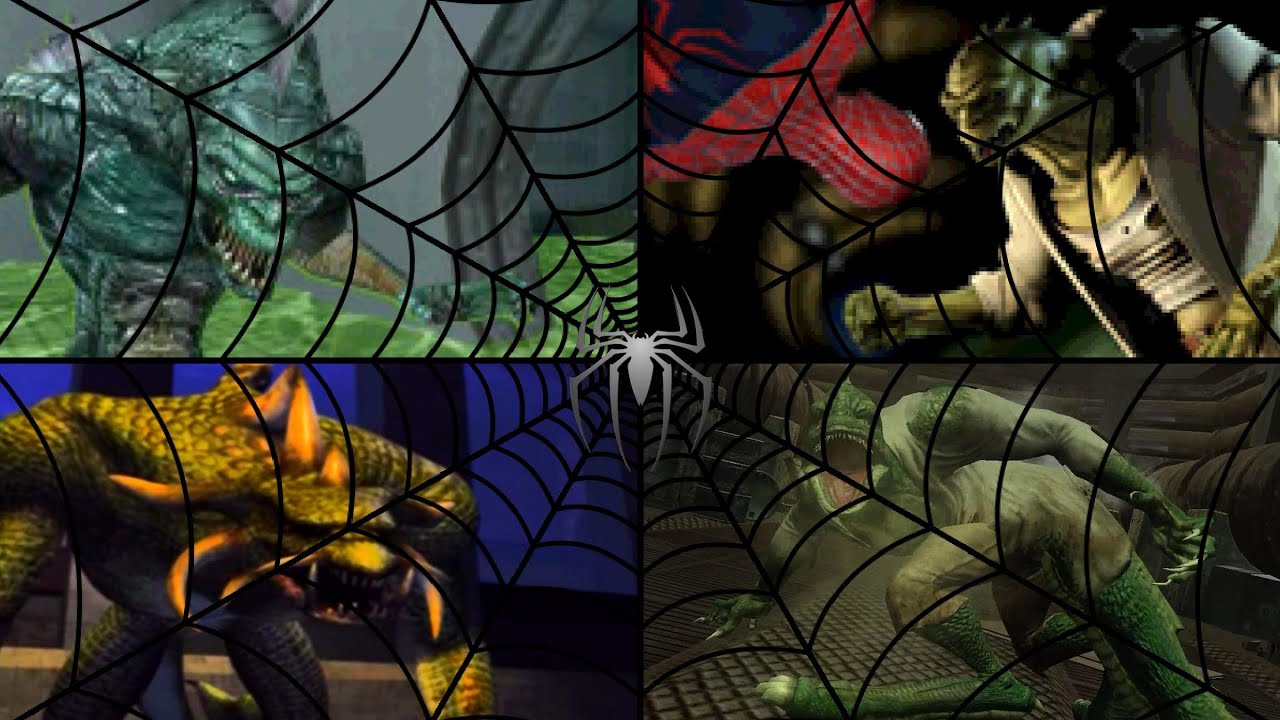 Spider-Man All Raimi Lizard Boss Fights
