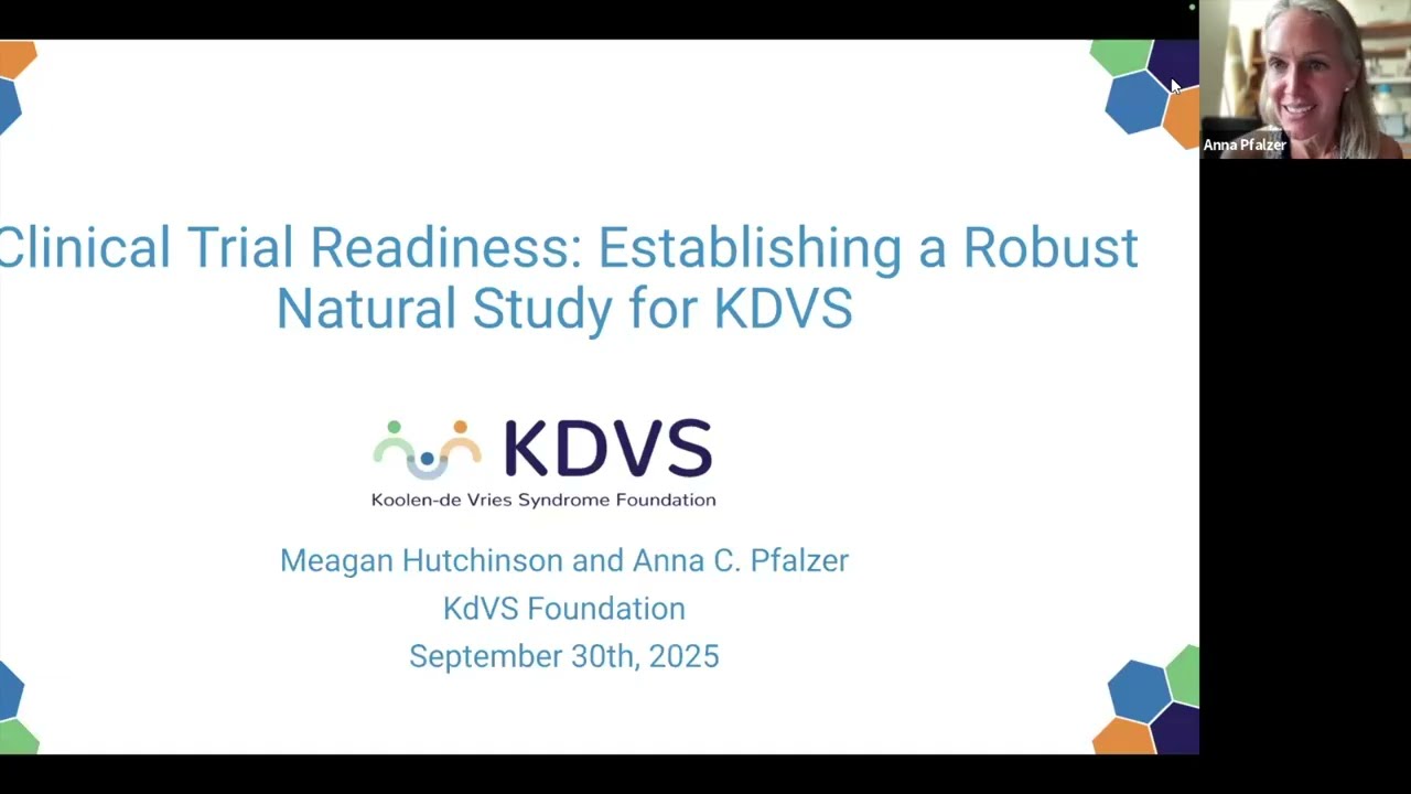 KdVS Foundation's Natural History Study Update