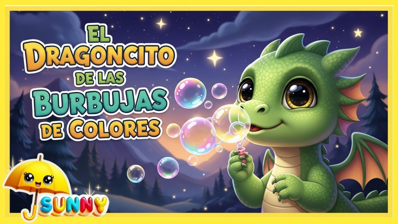 El Dragoncito de las Burbujas de Colores 🐉✨ | Cuento Infantil para Dormir