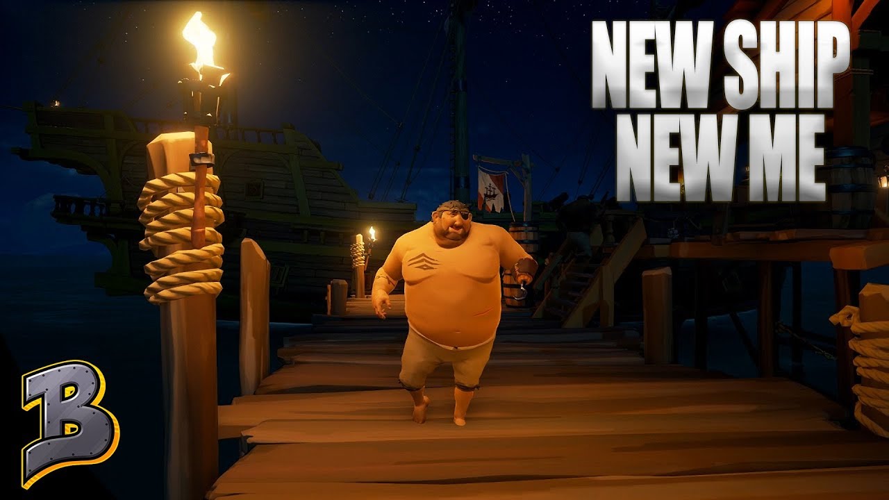 New Ship New Pirate! I Have No Neck!  (Closed Beta) Sea Of Thieves Ep 7