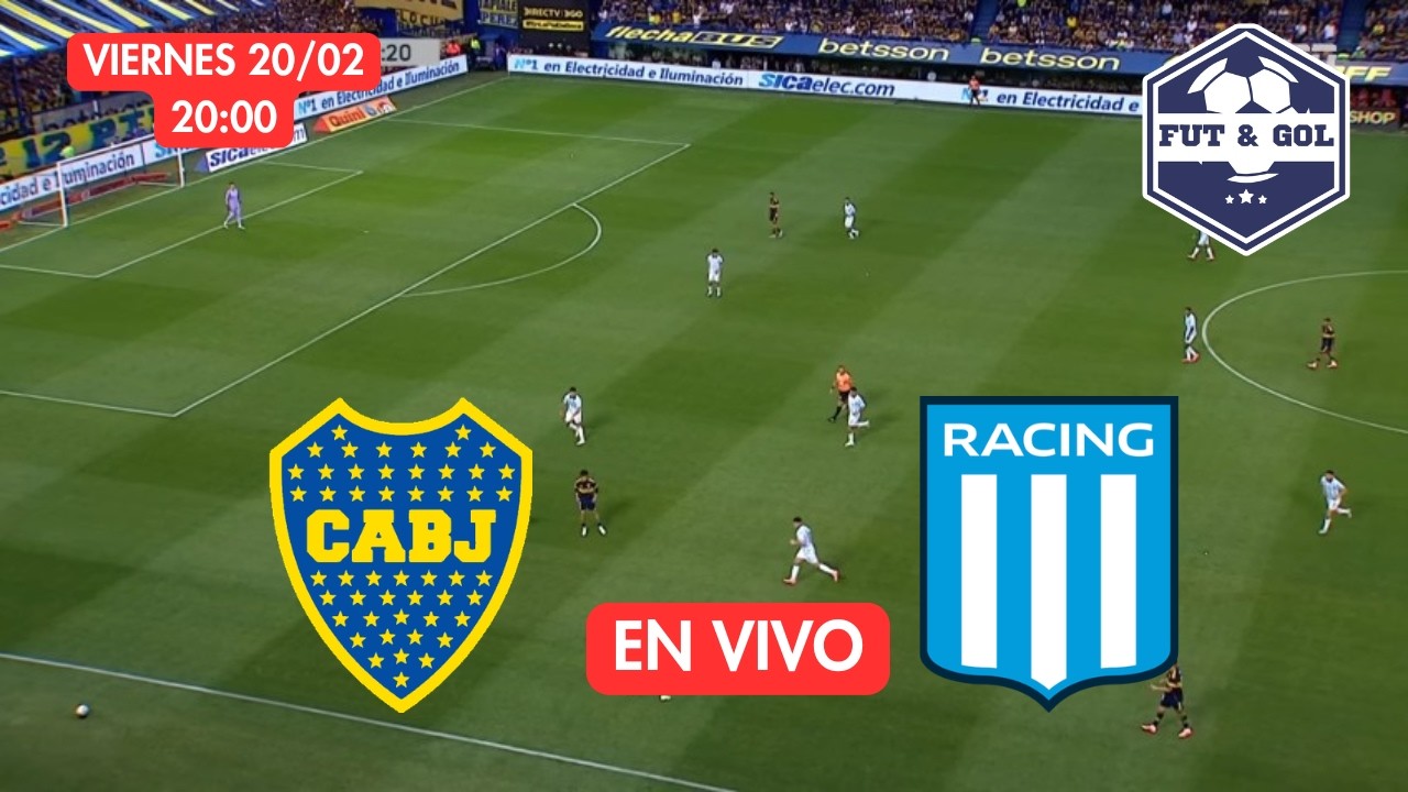 🔴 BOCA - RACING EN VIVO | FUT AND GOL - TORNEO APERTURA FECHA 6