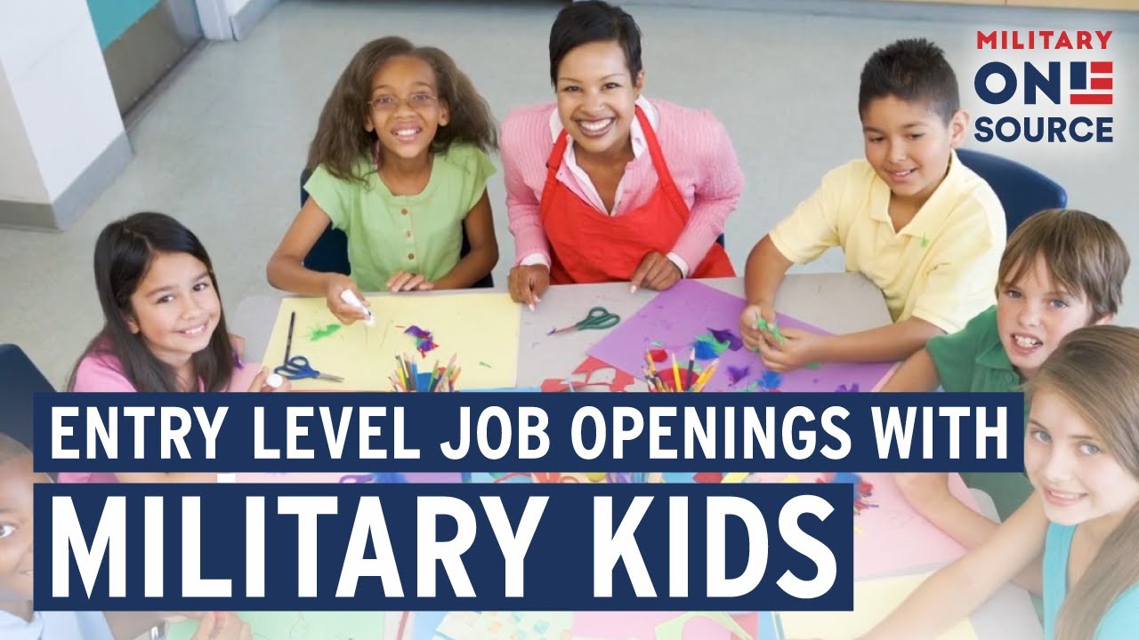 Entry-Level Careers with Military Children and Youth at The Department of Defense