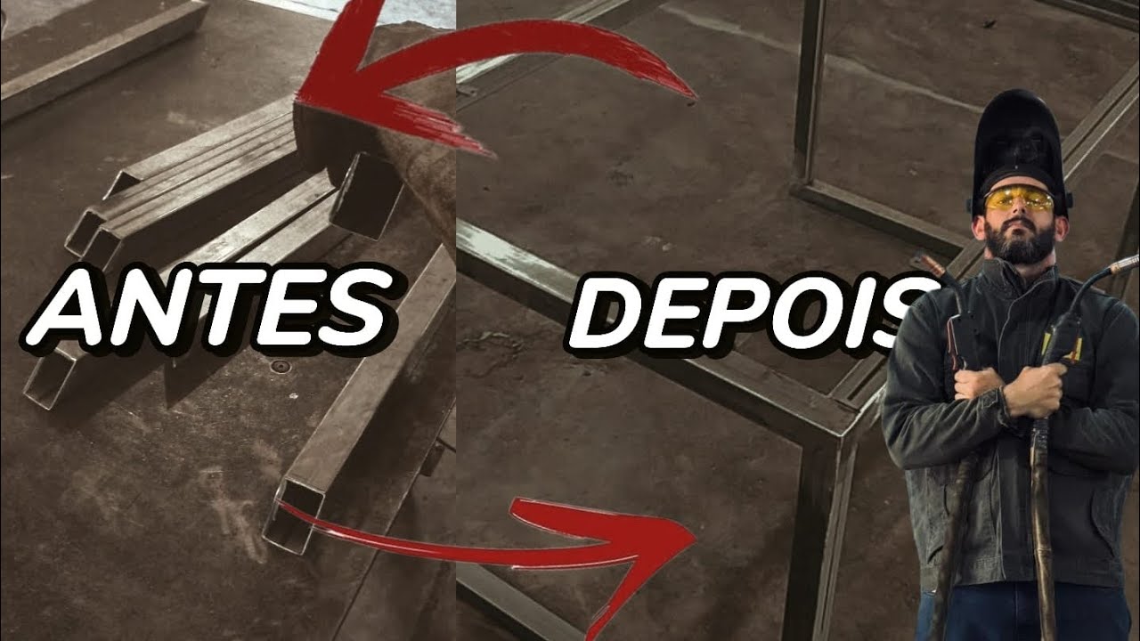 Serralheiro iniciante: COMO MONTAR UMA MESA EM 20min!!!!!