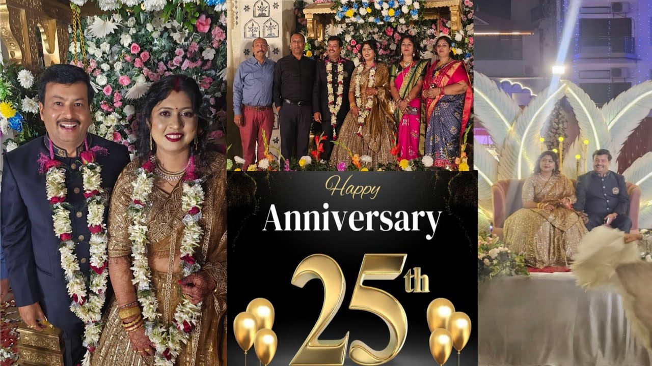 Celebrating 25 years of love & togetherness 💍✨ Happy Silver Jubilee Anniversary Bibhu Dada & Lisa 😍💐