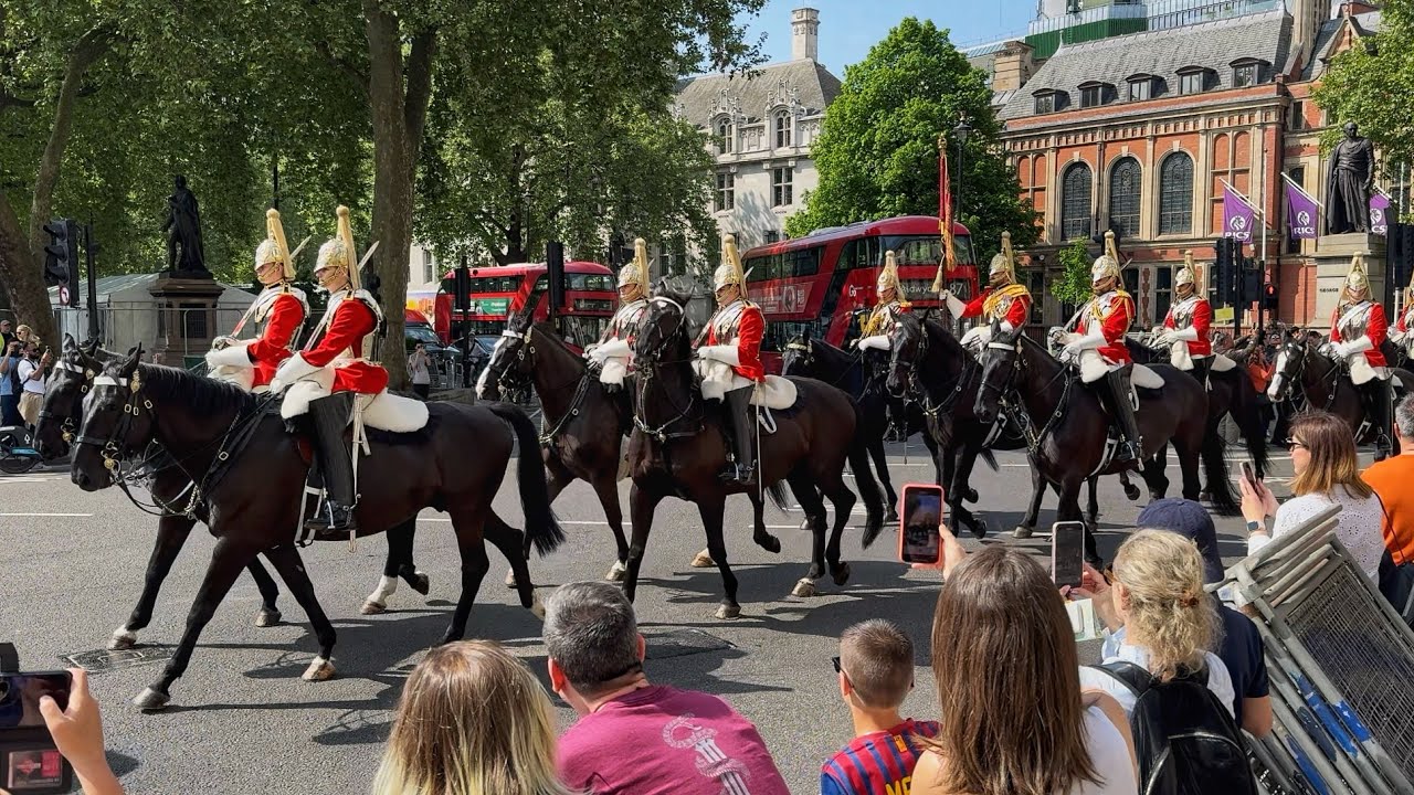 Horse Guards Special: British Tradition and Pageantry on Full Display in Parliament Square London 🇬🇧