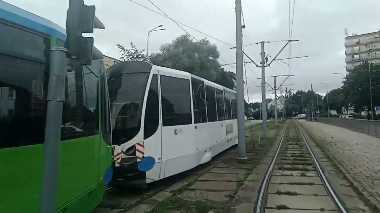 Tramwaje Szczecin linia nr 2 (lipiec 2022)(cabview)