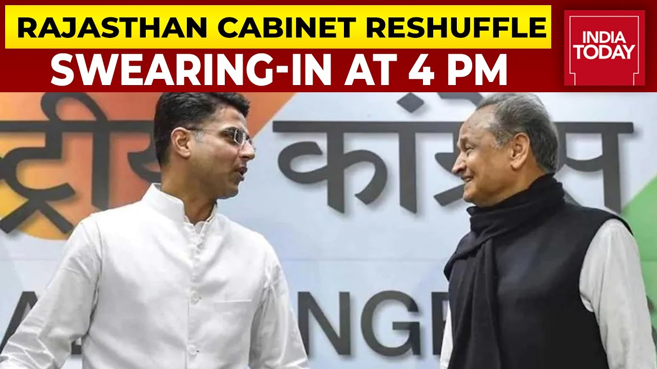 Rajasthan Cabinet Reshuffle: Newly Minted Mantris To Swear-In At 4 PM