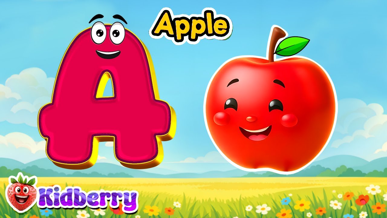 ABC Song for Toddlers | A to Z for Kids | Kidberry Nursery Rhymes 🍓