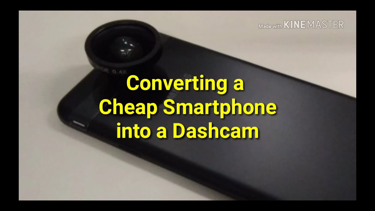 Converting a Cheap Smartphone into a Dashcam (used a Galaxy J7 SkyPro)