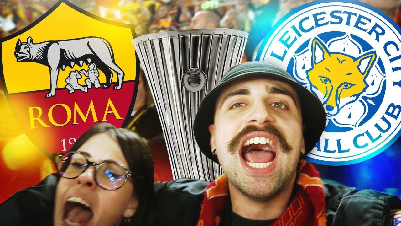 ROMA-LEICESTER 1-0 SEMIFINALI CONFERENCE LEAGUE! REACTION ALLO STADIO