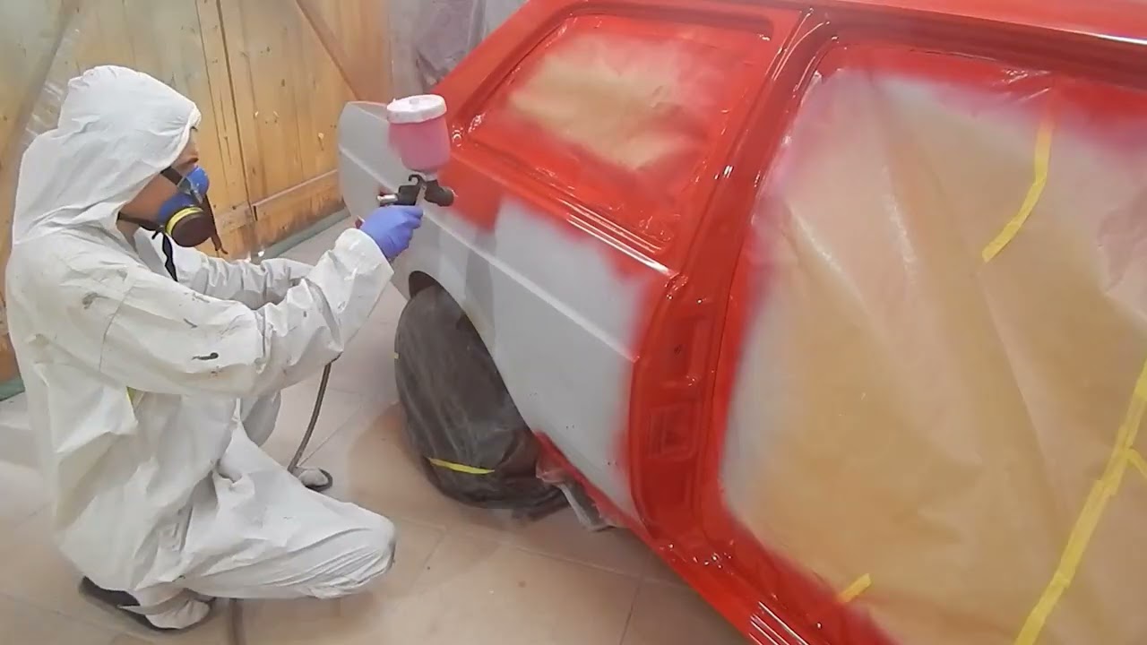 PINTURA VOYAGE GLS VERMELHO TORNADO EM CASA (TIME LAPSE)