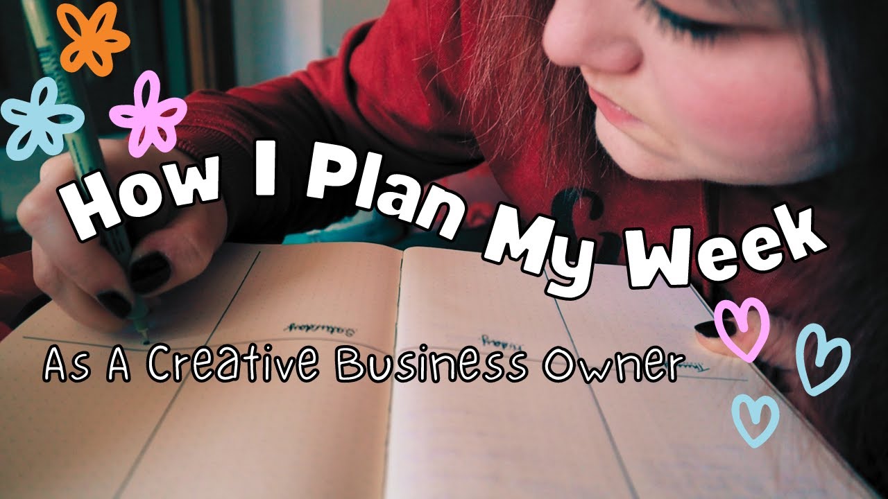 Planning My Week 🖋 Creative Business Owner - Studio Vlog #70 - Bullet Journal &brvbar; The Corner of Craft