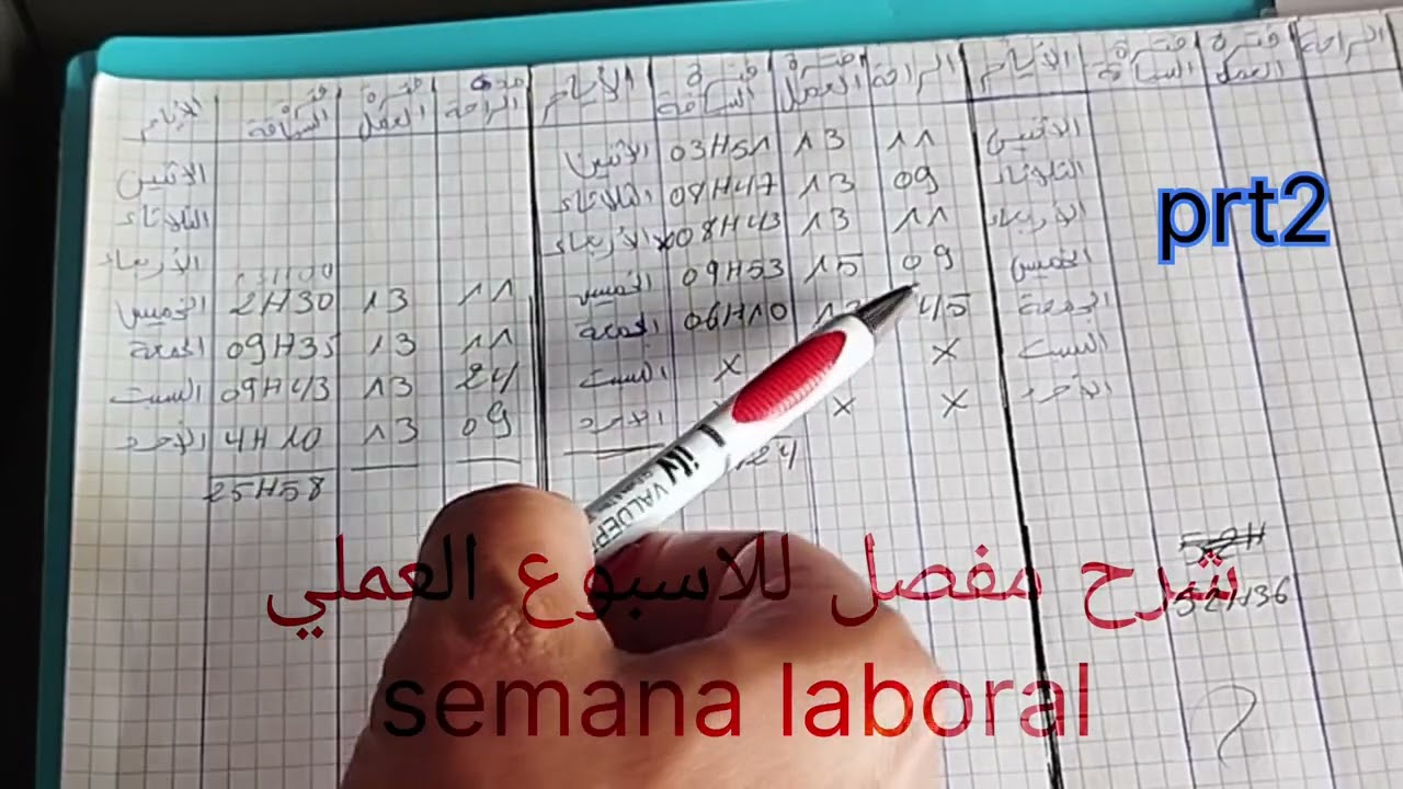 semana laboral