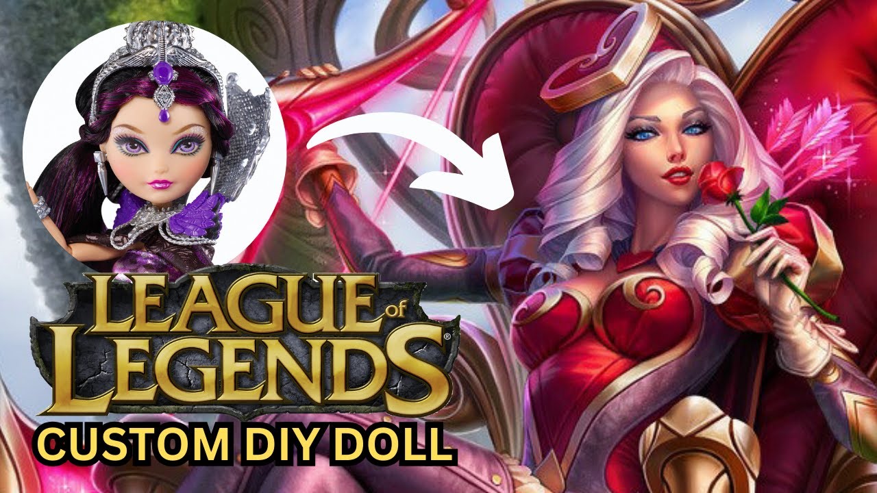 I made a Heartseeker ASHE doll from League of Legends!