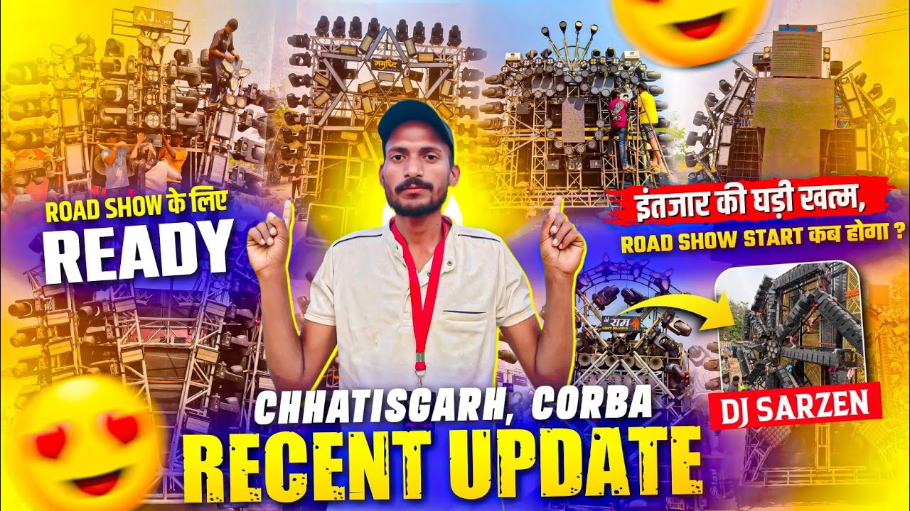 DJ SARZEN ROADSHOW के लिए READY हो गया 🔥 SINGLE MONESTE BASS के साथ 😲 | DJ SARZEN CHATTISGARH UPDATE
