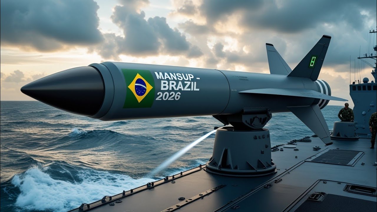 😱 MANSUP 2026: Бразильская противокорабельная ракета, которая пугает океаны