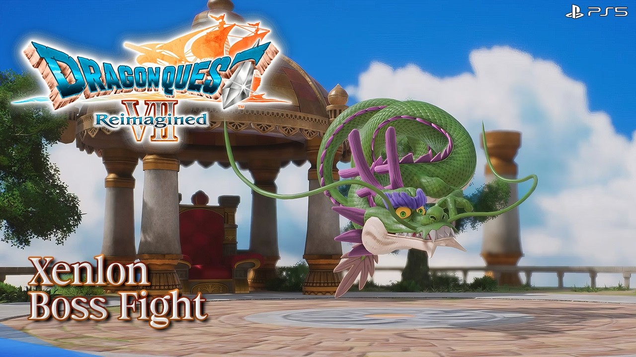 Dragon Quest VII Reimagined - Xenlon Boss Fight