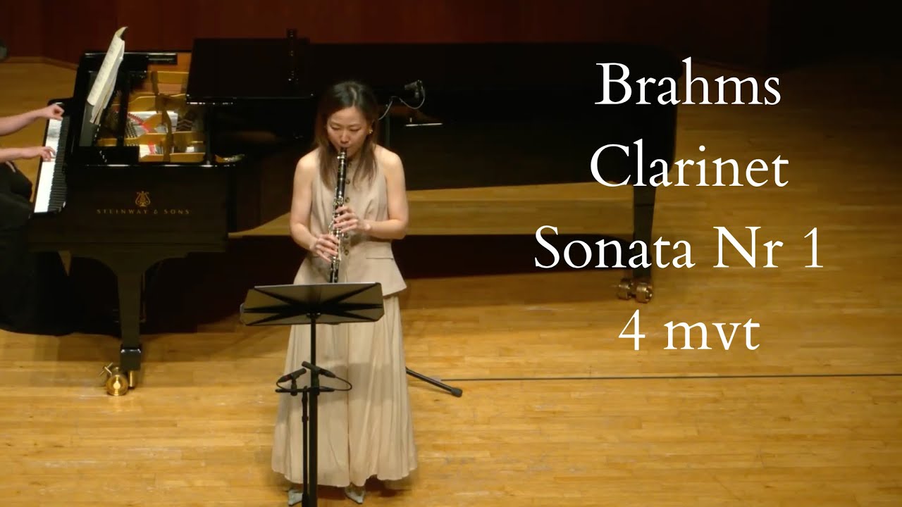 J. Brahms - Clarinet Sonata No. 1 4 mvt