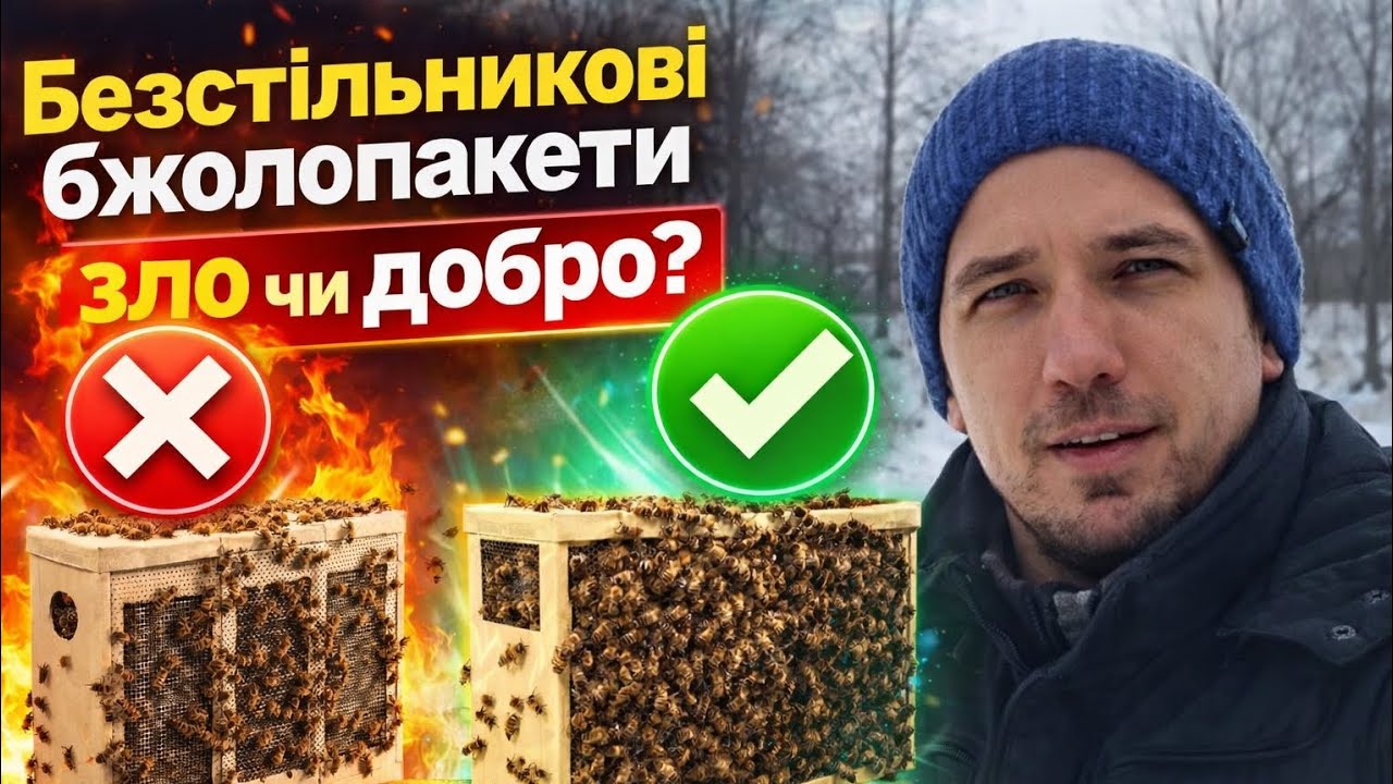 Безстільникові бджолопакети - добро чи зло?