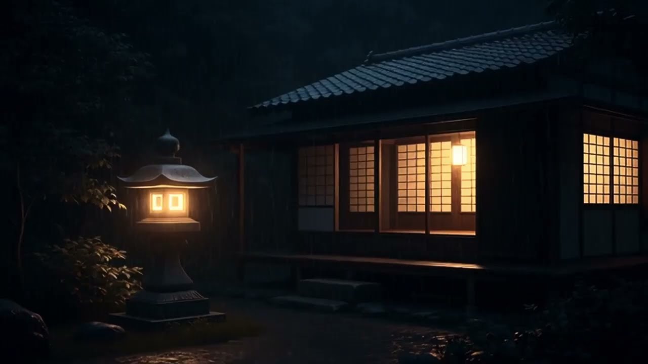Sleep INSTANTLY Within 3 Minutes | with Heavy Rain Noise for Sleep & Distant Thunder
