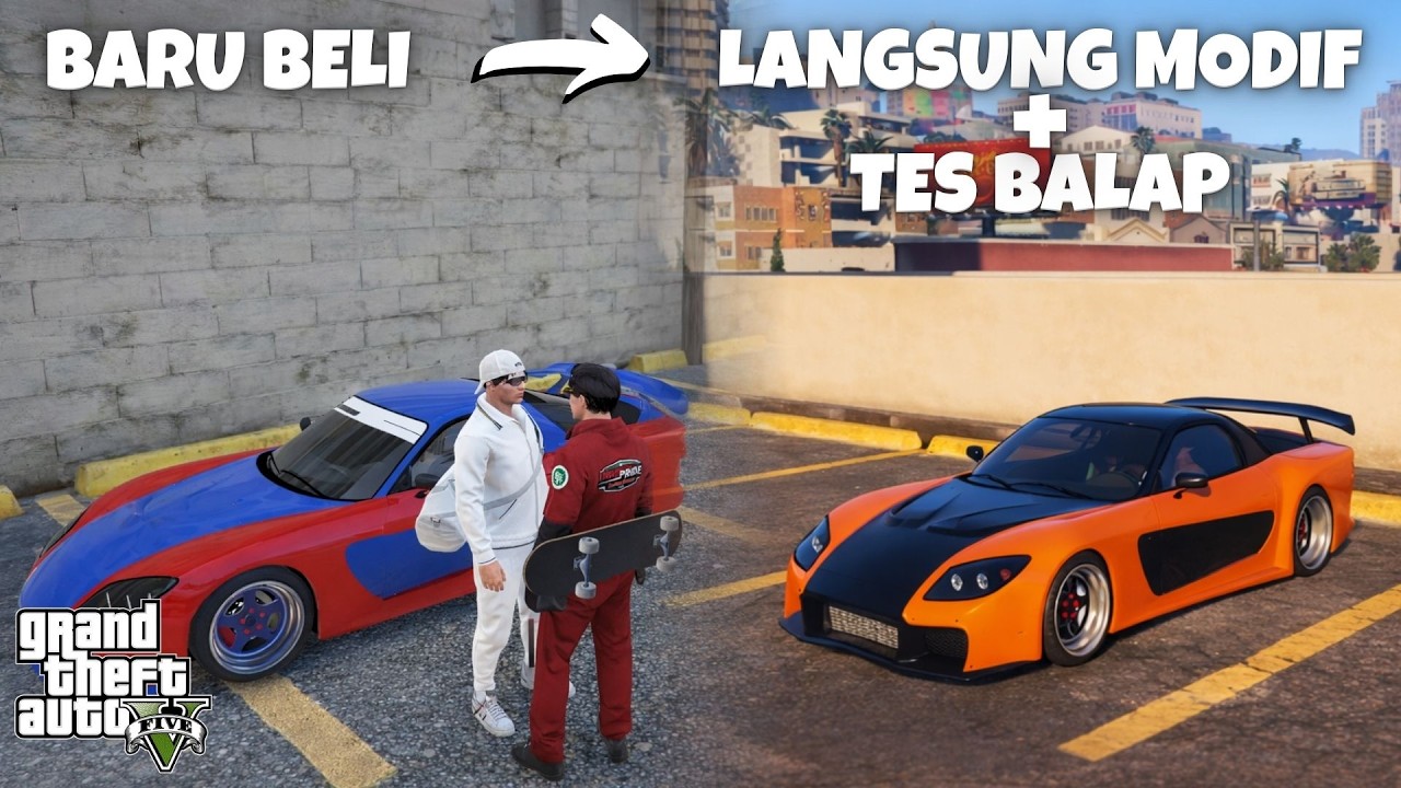 Baru Beli Mazda RX-7 Veilside, Langsung Modif & Tes Balap Brutal! || GTA 5 Roleplay
