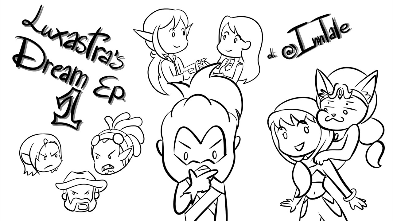 Luxastra’s Dream di @InnTale Episodio 1: funny moments animati male.