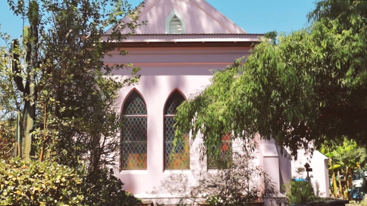 Inside a 129 Year Old Converted Pink Church Growing Vegetable Gardens