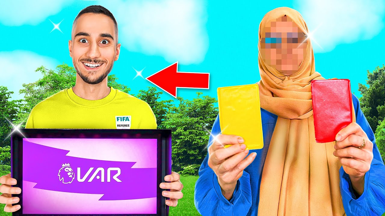 از مامانم تست داوری گرفتم!😳⚽️