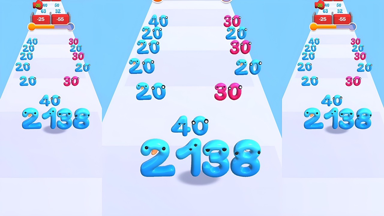 Digi Merge - with the greatest score making gameplay