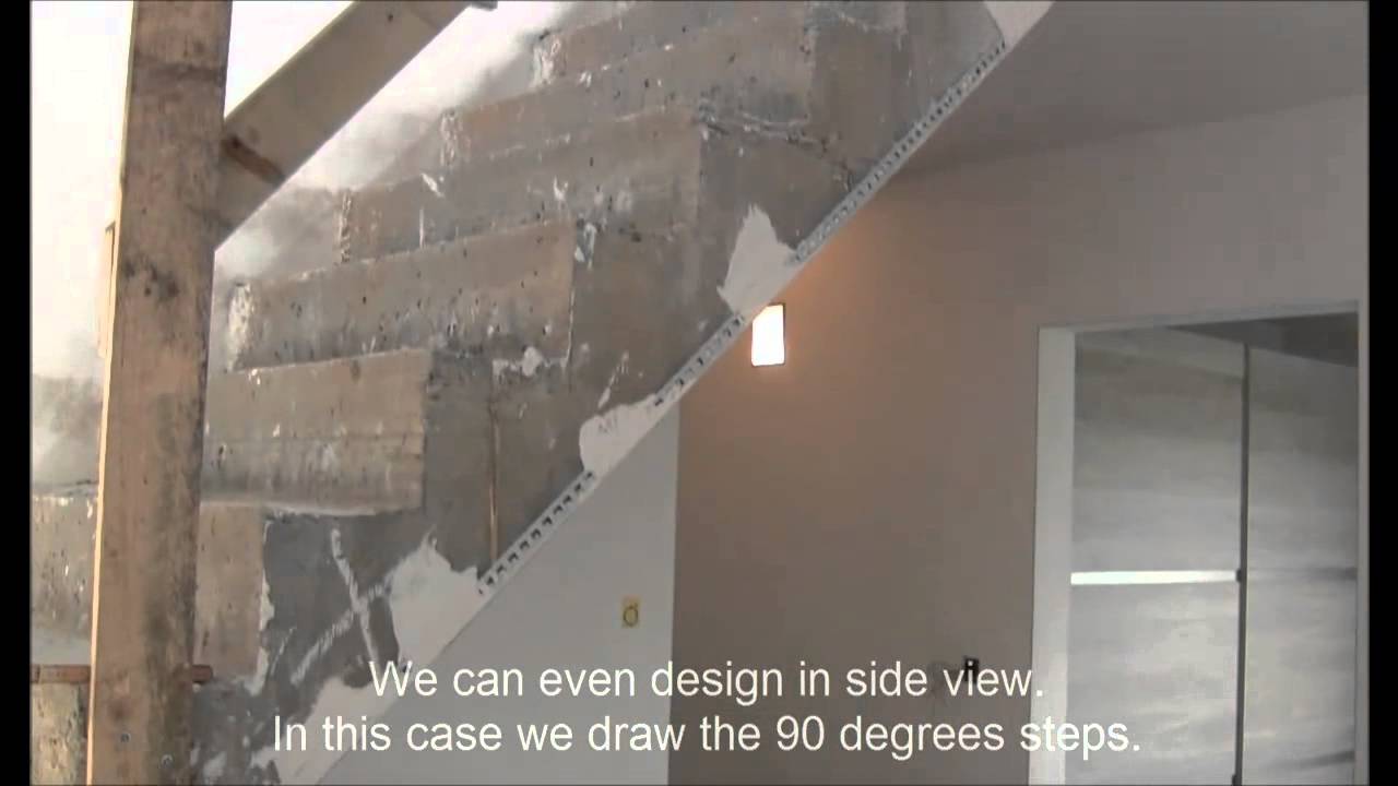 3D Stair Software: Scan with Leica 3D Disto and stair design made in Staircon