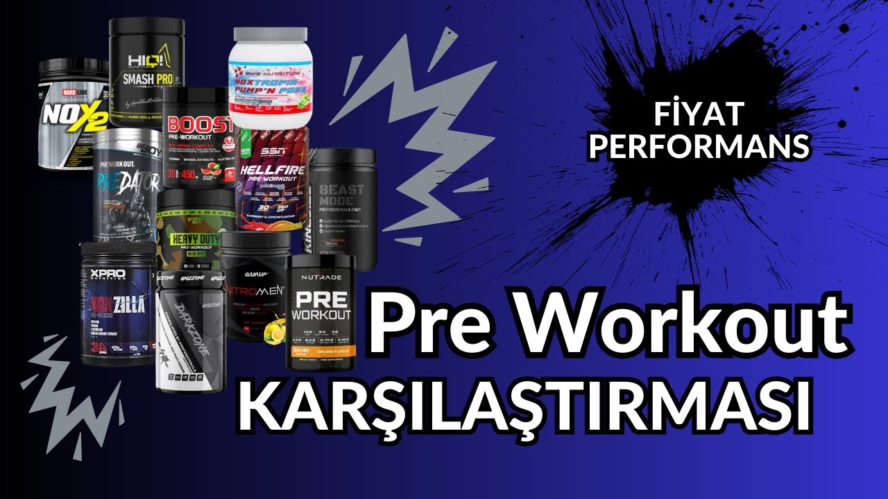 Pre Workout KARŞILAŞTIRMASI