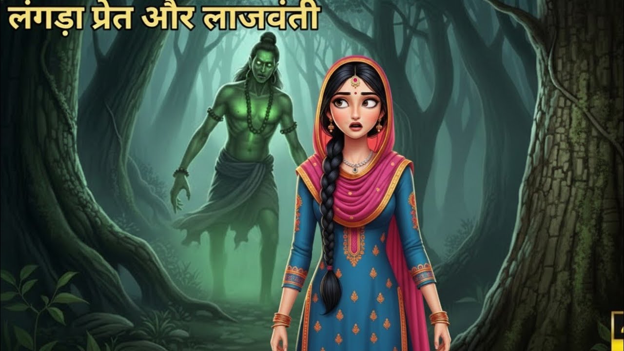 लाजवंती और  लंगड़ा  प्रेत #hindistories #hindi #moralstories #love #lovestory ☠️💀👻#