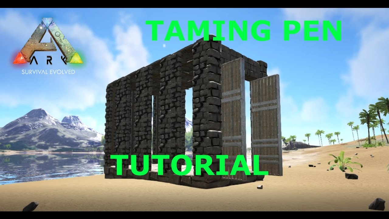 TAMING PEN TUTORIAL (Argentavis and small dinos) - ARK Survival Evolved