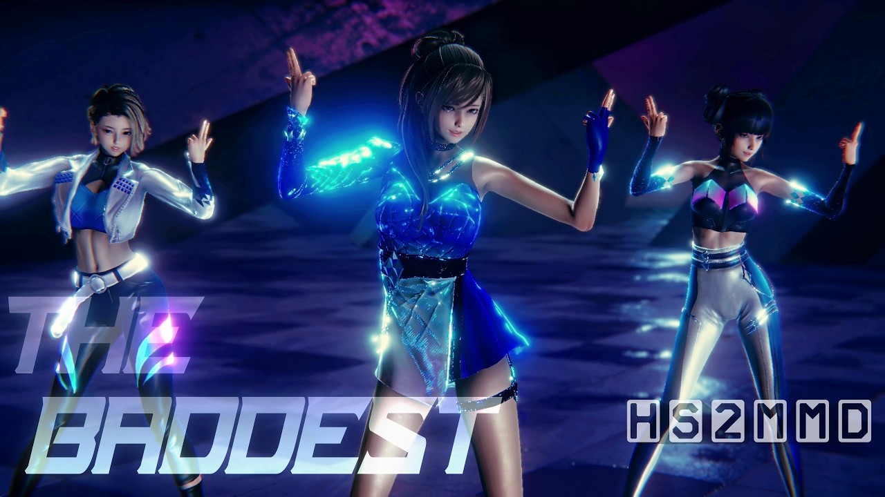 【AI/HS2】THE BADDEST | K/DA【MMD】