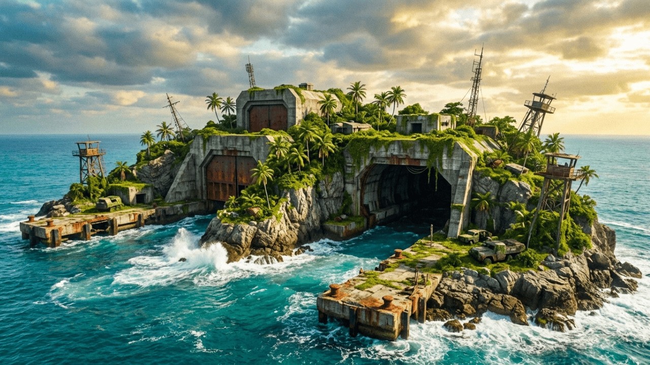 I Turned an Abandoned Military Submarine Base into a Luxury Underground Hotel (ASMR)