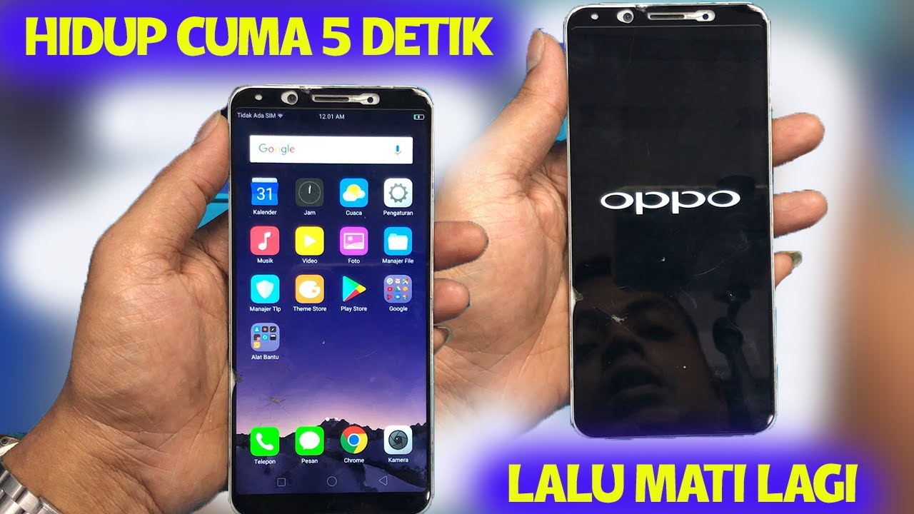 Cara Mengatasi Hp Oppo Hidup Sebentar Lalu Mati lagi - Restart Terus - Terusan