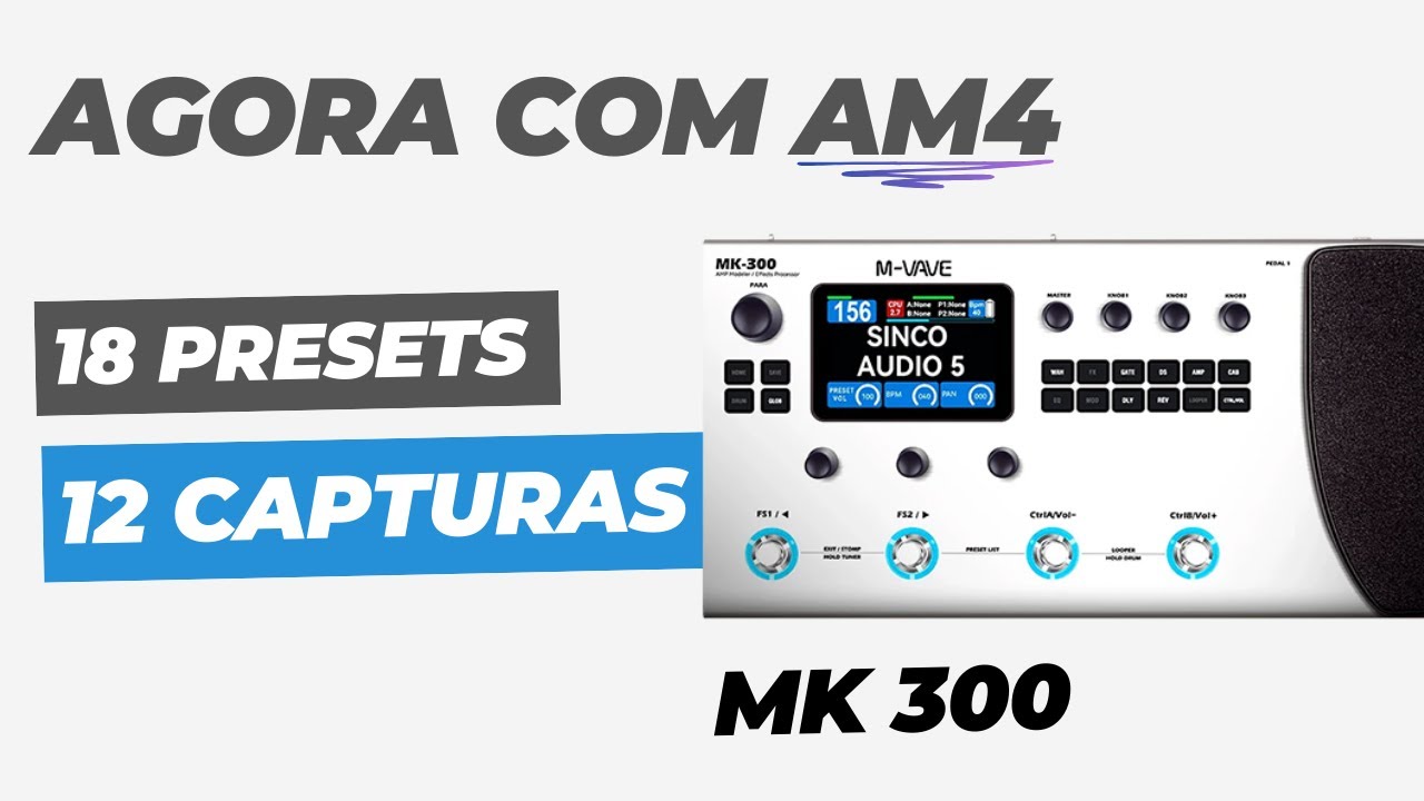 O que era bom ficou ainda melhor! Meus presets MK300 com capturas AM4!
