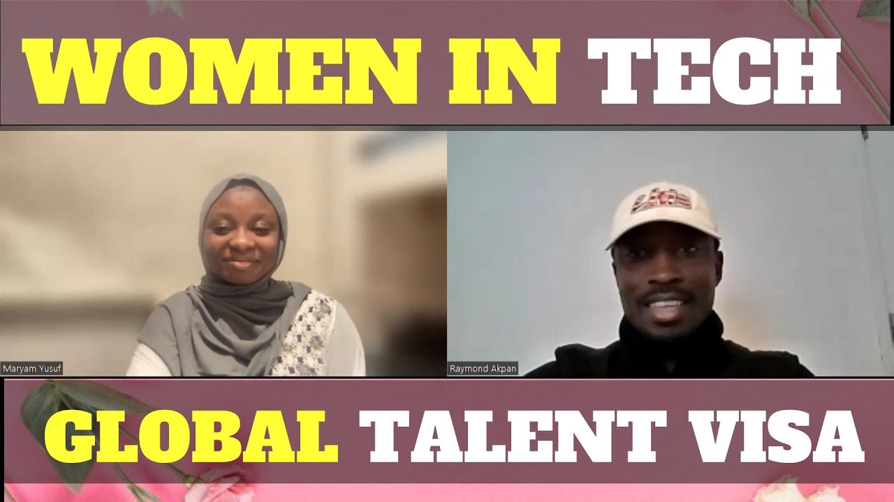 how a female developer got the GLOBAL TALENT VISA from Nigeria