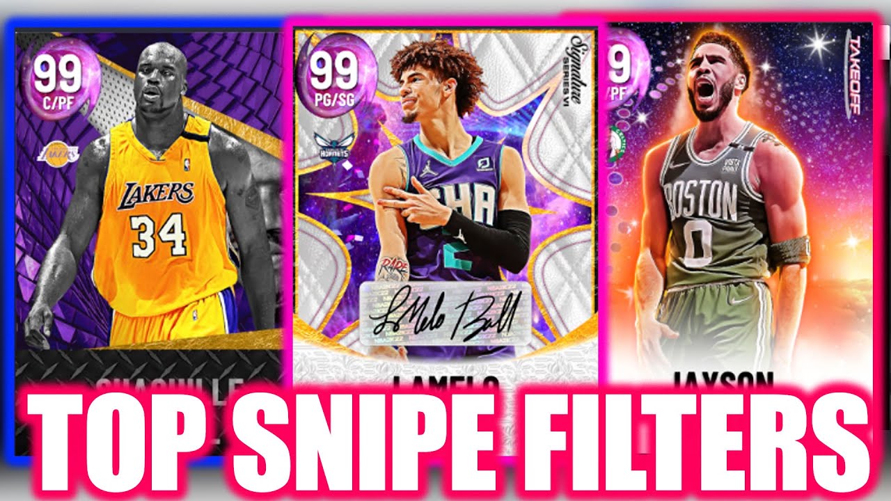 TOP SNIPE FILTERS IN NBA 2K22 MY TEAM!