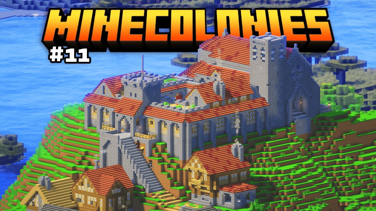 L&rsquo;&Acirc;GE de la SAGESSE : Je Construis une Biblioth&egrave;que IMMENSE pour ma Colonie en Survie sur Minecraft
