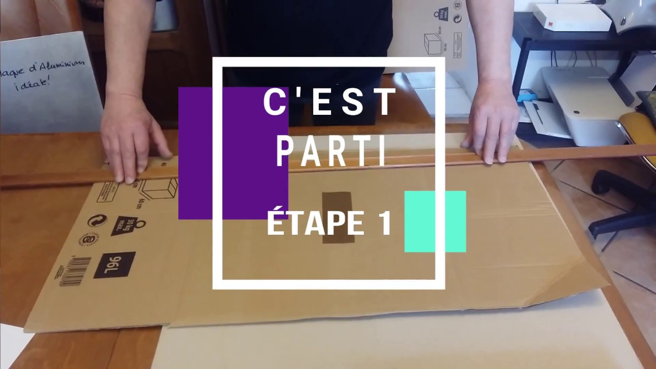 Réalisation d'emballage pour l’expédition de vinyles, exemple