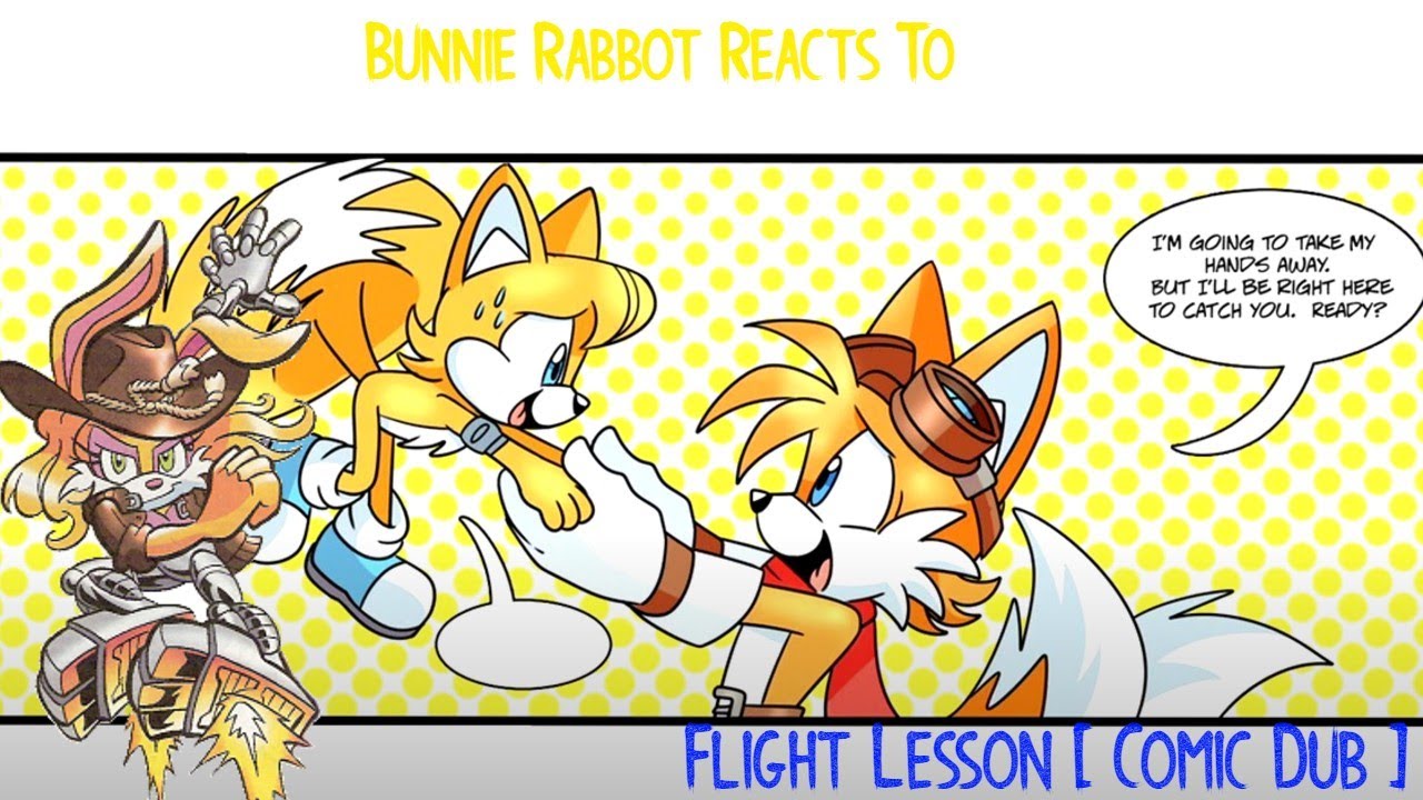 Bunnie Rabbot Reacts To Flight Lesson [Comic Dub]