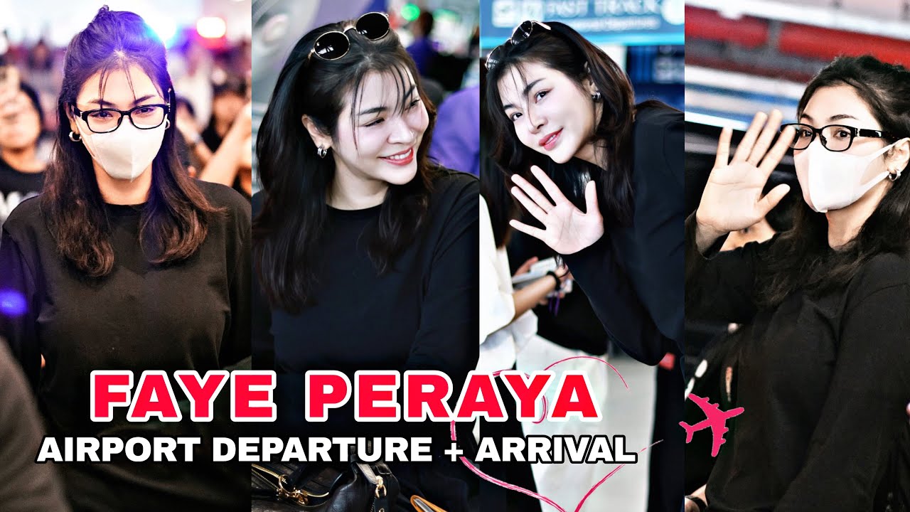 FAYE PERAYA Airport Departure BKK🇹🇭+ Arrival to GUANGZHOU | 20250815| Airport Scene